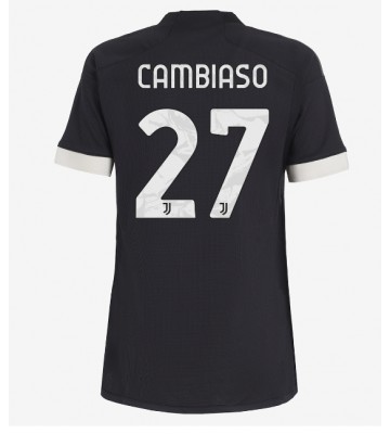 Juventus Andrea Cambiaso #27 Tredje Tröja Dam 2023-24 Kortärmad